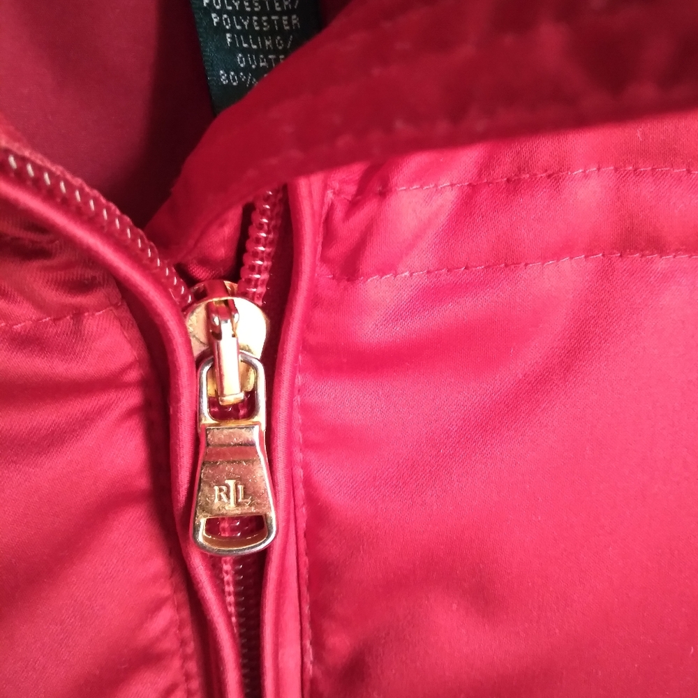 Ralph Lauren Ruby Red Down Coat - image 7